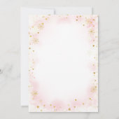 Kerstmis besprenkelde een klein koekje op weg naar kaart (Achterkant)