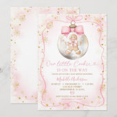 Kerstmis besprenkelde een klein koekje op weg naar kaart (Voorkant / Achterkant)