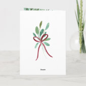 Kerstmis Beste cadeautje ooit  boom Feestdagen Kaart (Achterkant)