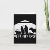 Kerstmis Beste Gift Geboorte Xmas Christelijke Man Kaart (Voorkant)