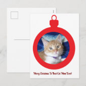Kerstmis, Beste Kat Moeder Ooit , Feestdagenkaart (Voorkant / Achterkant)