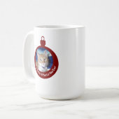 Kerstmis, Beste Kat Moeder Ooit , Kat Foto ,  Koffiemok (Voorkant links)