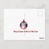 Kerstmis, Beste Kattenmoeder Ooit , Briefkaart (Achterkant)