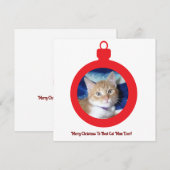 Kerstmis, Beste Kattenmoeder Ooit , Vlakke Kaart (Voorkant / Achterkant)