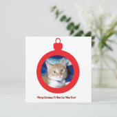 Kerstmis, Beste Kattenmoeder Ooit , Vlakke Kaart (Staand voorkant)