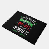 Kerstmis Beste Kerstman I_ve Been Naughty Grappige Deurmat (Schuin)