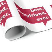 Kerstmis beste vriend ooit cadeau cadeaupapier (Rol Hoek)