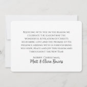 KERSTMIS BETEKENISLOOS ZONDER CHRIST Holiday Kaart (Achterkant)