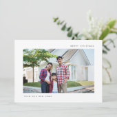 Kerstmis Bewegende Aankondiging van ons Nieuwe Hui (Staand voorkant)