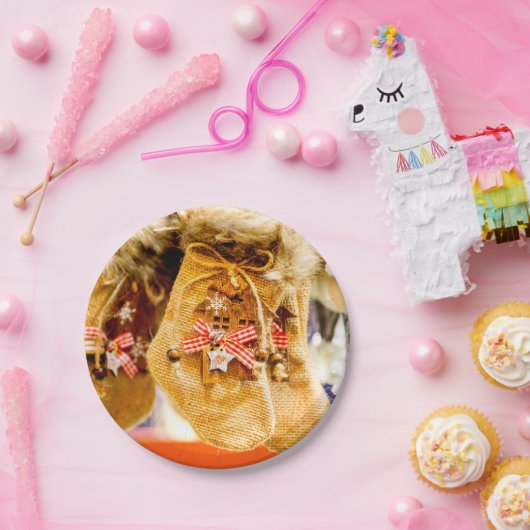 Kerstmis bezorging van Santa Papieren Bordje (Feest)