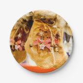 Kerstmis bezorging van Santa Papieren Bordje (Voorkant)