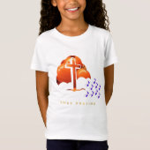 Kerstmis Bidden T-shirt (Voorkant)