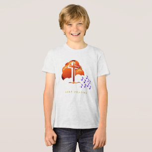 Kerstmis Bidden Tri-Blend Shirt