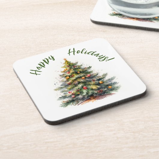 Kerstmis Bier Onderzetter (Linkerzijde)