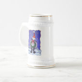 Kerstmis Bierpul (Voorkant links)