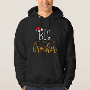 Kerstmis Big Brother Baby Aankondiging Kinderen Hoodie
