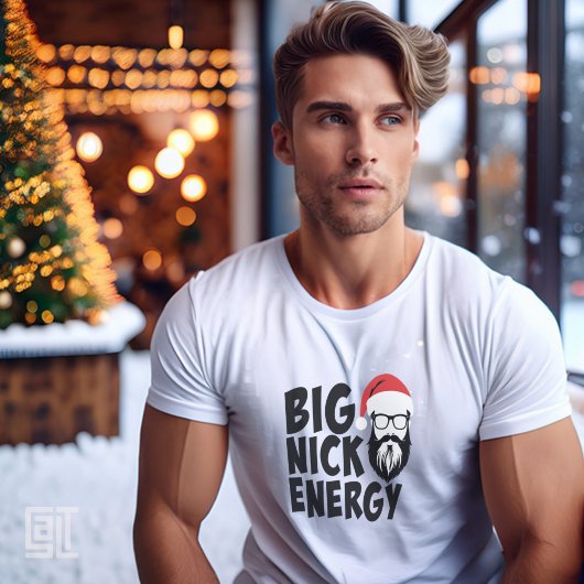 Kerstmis Big Nick Energie T-shirt
