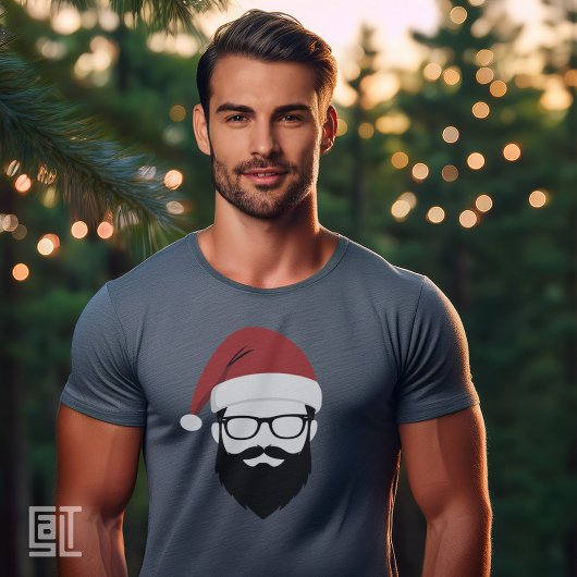 Kerstmis Big Nick Santa Klassieker T-shirt