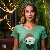 Kerstmis Big Nick Santa Klassieker T-shirt