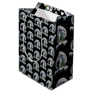 Kerstmis Bigfoot Kerstman Boom Arrenslee Moon Rend Medium Cadeauzakje