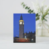 Kerstmis bij "Big Ben", Londen UK Briefkaart (Staand voorkant)