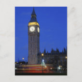 Kerstmis bij "Big Ben", Londen UK Briefkaart (Voorkant)