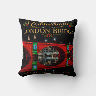 Kerstmis bij de London Bridge Lake Havasu Kussen