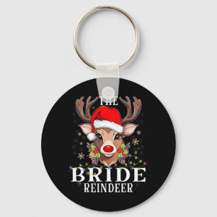 Kerstmis bij elkaar De Bruid Rendier Familie Sleutelhanger