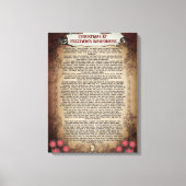 Kerstmis bij Fezzwig's Warehouse Christmas Carol | Canvas Afdruk (Voorkant)