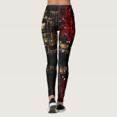 Kerstmis bij Firemans Landing Leggings (Achterkant)