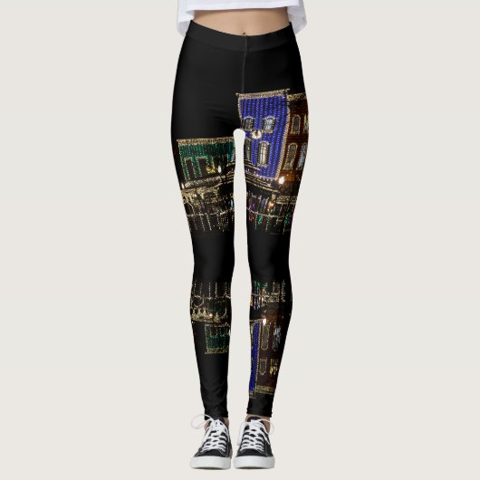 Kerstmis bij Firemans Landing Leggings (Voorkant)