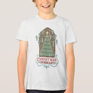 Kerstmis bij HOGWARTS™ Cookie Grafisch Tri-Blend Shirt
