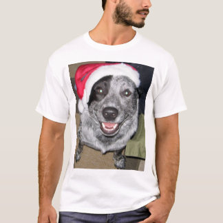 Kerstmis bij kattenhonden t-shirt