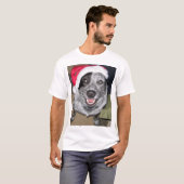 Kerstmis bij kattenhonden t-shirt (Voorkant volledig)