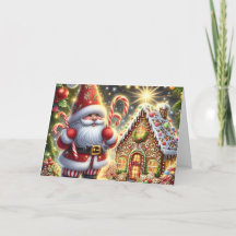 Kerstmis bij Kerstmannetje's Gemberkoekhuis