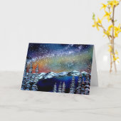 Kerstmis bij Lake Tahoe Kaart (Gele Bloem)