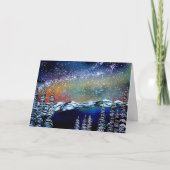 Kerstmis bij Lake Tahoe Kaart (Voorkant)