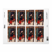 Kerstmis bij oma's huis etiket (Full Sheet)