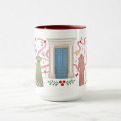 Kerstmis bij Randalls (Maroon 15 oz) Mok (Midden)