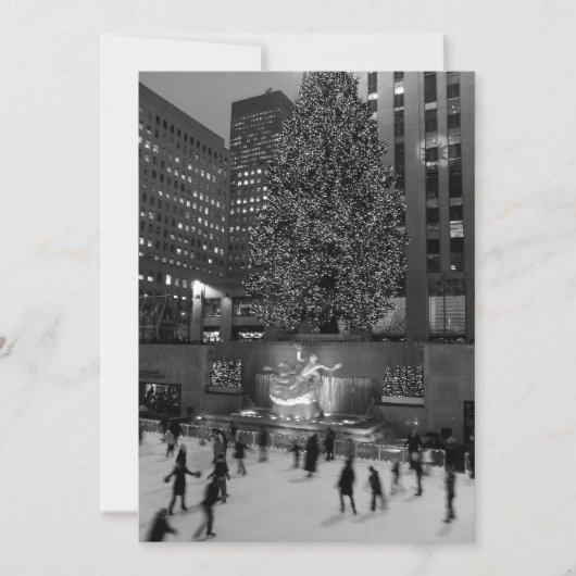 Kerstmis bij Rockefeller | Blanco Kaart (Voorkant)