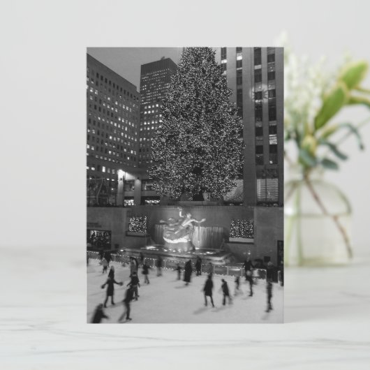 Kerstmis bij Rockefeller | Blanco Kaart (Staand voorkant)
