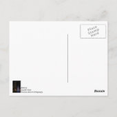 Kerstmis bij Warren Park 's Nachts Briefkaart (Achterkant)