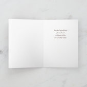 Kerstmis Bijbeltekst Gouden Licht Cirkel Kaart (Binnen)