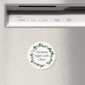 Kerstmis Bijbeltekst Sticker Bijbeltekst Magneet (Insitu (Vaatwasser))