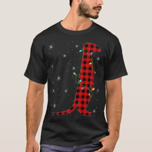 Kerstmis bijpassende familie Buffalo Plaid Meerkat T-shirt