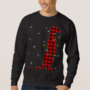 Kerstmis bijpassende familie Buffalo Plaid Meerkat Trui