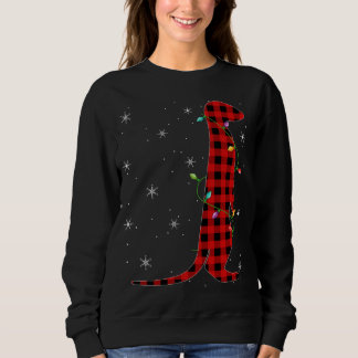 Kerstmis bijpassende familie Buffalo Plaid Meerkat Trui