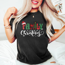 Kerstmis bijpassende familie reünie vakantie t-shirt