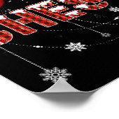 Kerstmis bijpassende paar familie kastanjes poster (Hoek)