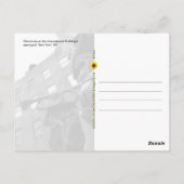 Kerstmis - binnenplaats van het internationale geb briefkaart (Achterkant)